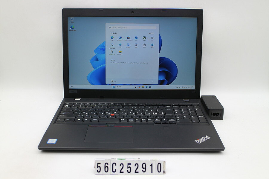 15 inches - Lenovo ThinkPad L590 Core i7 8565U 1.8GHz/8GB/256GB(SSD)/15.6W/FHD(1920x1080)/Win11【中古】【20260512】
