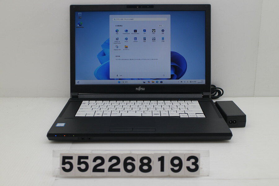 15 inches - 富士通 LIFEBOOK A579/B Core i5 8365U 1.6GHz/8GB/512GB(SSD)/15.6W/FWXGA(1366x768)/Win11【中古】【20260526】