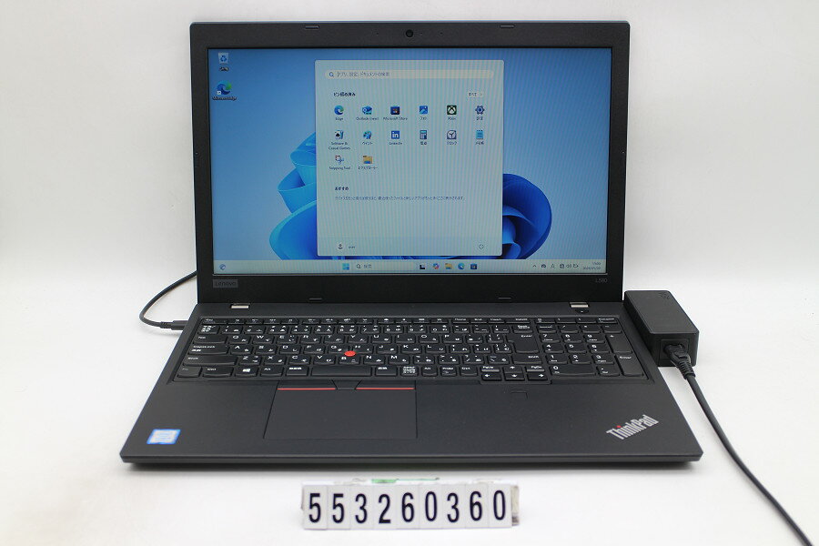 15 inches - Lenovo ThinkPad L580 Core i5 8250U 1.6GHz/8GB/256GB(SSD)/15.6W/FWXGA(1366x768)/Win11【中古】【20260526】
