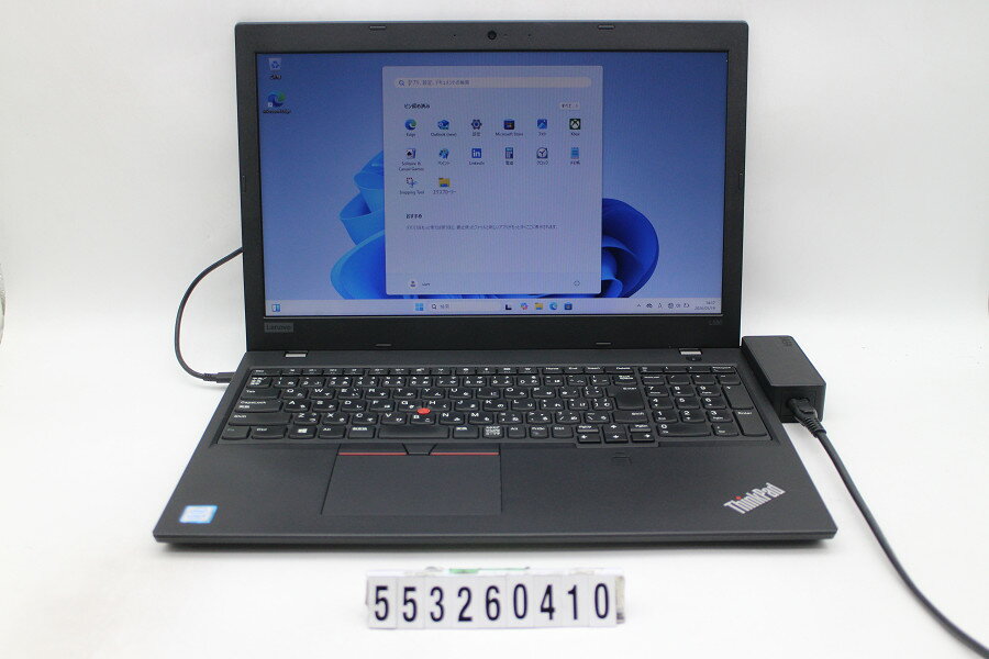 17 inches - Lenovo ThinkPad L580 Core i5 8250U 1.6GHz/8GB/256GB(SSD)/15.6W/FWXGA(1366x768)/Win11【中古】【20260526】