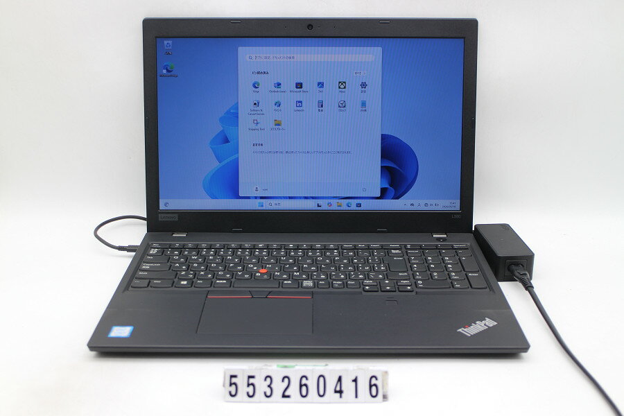 15 inches - Lenovo ThinkPad L580 Core i5 8250U 1.6GHz/8GB/256GB(SSD)/15.6W/FWXGA(1366x768)/Win11【中古】【20260526】