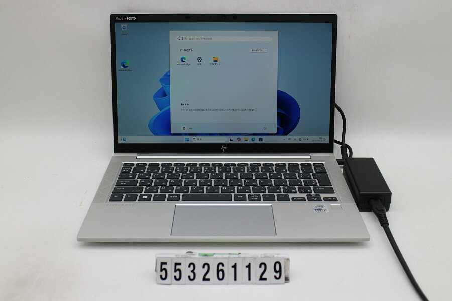 13 inches - hp EliteBook 830 G7 Core i7 10510U 1.8GHz/16GB/512GB(SSD)/13.3W/FHD(1920x1080)/Win11【中古】【20260526】