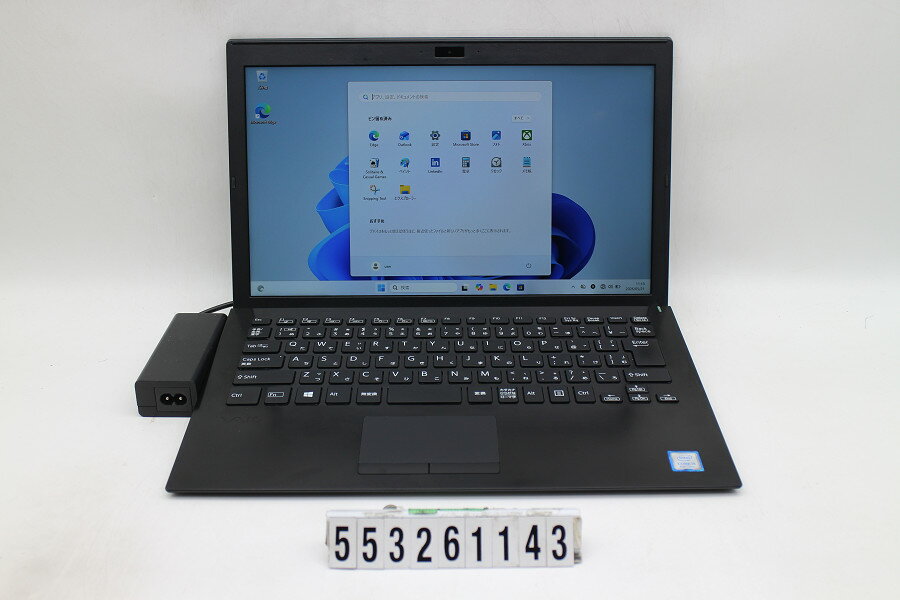 VAIO VJPG11C11N Core i5 8250U 1.6GHz/8GB/256GB(SSD)/13.3W/FHD(1920x1080)/Win11【中古】【20260526】