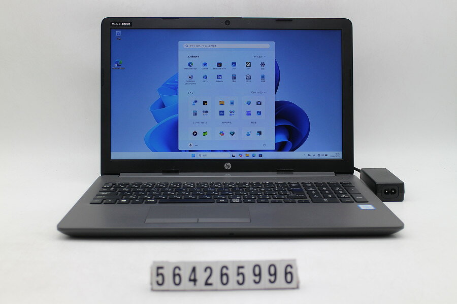 hp 250 G7 Core i5 8265U 1.6GHz/8GB/256GB(SSD)/Multi/15.6W/FHD(1920x1080)/Win11【中古】【20260630】