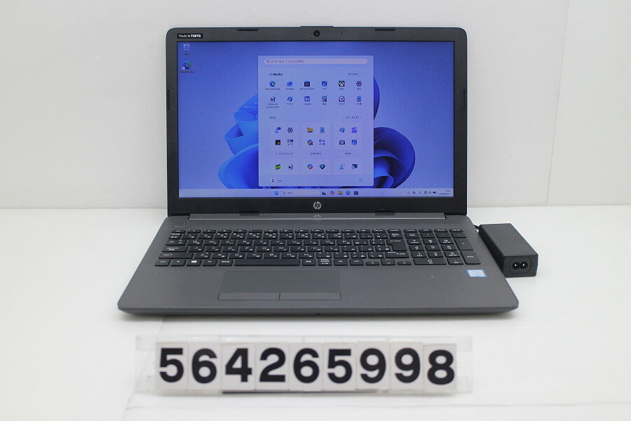 商品情報 No.564265998メーカーhp商品名 型番・型名250 G7※5KX41AV仕様■基本スペック　・CPU：Corei5 8265U 1.6GHz(4コア8スレッド)　・メモリ：8192MB(4GB×2枚(空きスロットなし))　・HDD：256GB(SSD)　・VGA：オンボード　・DRIVE：DVDマルチ　・モニター：15.6インチワイドFHD(1920x1080)　・その他機能：無線LAN Bluetooth SDスロット USB3.0 HDMI Webカメラ テンキー付キーボード　・リカバリ：11 Home 64bitリカバリ済(OS導入済)状態・動作状況■動作：中古動作品 ※液晶パネル面：確認した限り目立つ傷なし ※液晶表示：確認した限り目立つ表示不良なし ※バッテリ状態：充電駆動可能 ※バッテリは保証対象外となります。外観■汚れ　・外装汚れ若干有り。■シール痕　・若干あり。■傷　・外装に使用に差し支えない擦り傷がございます。■その他　・中古品のため使用に差し支えない傷、汚れがある場合がございます。　・本体内外装は清掃しておりますが、多少の汚れが残っている可能性がございます。　・天板摩耗 パームレスト摩耗 底面摩耗あり　・キーボード特記事項：摩耗あり附属品■付属品(下記に記載の物以外は付属いたしません。また、写真に掲載の無い物は付属いたしません)　・ACアダプター対応情報-備考　・11 Home 64bitリカバリ済(OS導入済)※リカバリ完了しておりますので、お届け後すぐにご利用頂けます。ご注意　・掲載中の商品について、一部の在庫は各地方のPCコンフル店頭でも展示、販売しています。　・搭載されたSSDやバッテリー等に関して、お問い合わせによる追加の状態確認(健康状態や残量等)は誠に申し訳ありませんが対応いたしておりません。　・店頭で展示している関係上、ごく稀に展示中の破損や付属品の欠損等が発生する場合がございます。その際には、当店よりお客さまにご連絡させていただきます。　・その場合、代替品をご提案させていただきます。ご提案商品がご注文者様の要件に添いません場合はキャンセル対応させて頂きます。　・PCコンフルの在庫に関しましては、同時発送およびサイズによりますが同梱発送を対応させて頂けます。但し在庫が複数拠点の場合、対応がかないません。