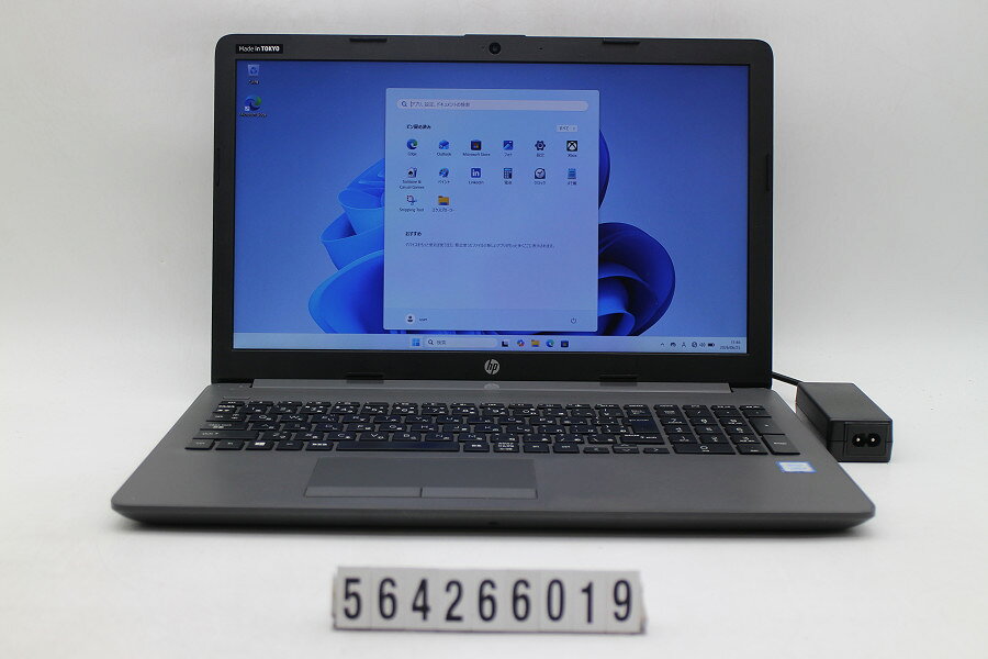 hp 250 G7 Core i5 8265U 1.6GHz/8GB/256GB(SSD)/Multi/15.6W/FHD(1920x1080)/Win11【中古】【20260630】