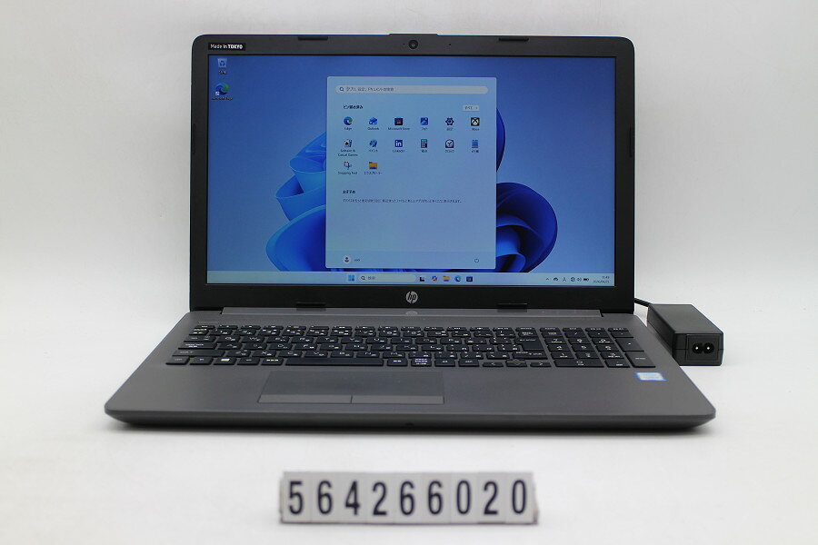hp 250 G7 Core i5 8265U 1.6GHz/8GB/256GB(SSD)/Multi/15.6W/FHD(1920x1080)/Win11【中古】【20260630】