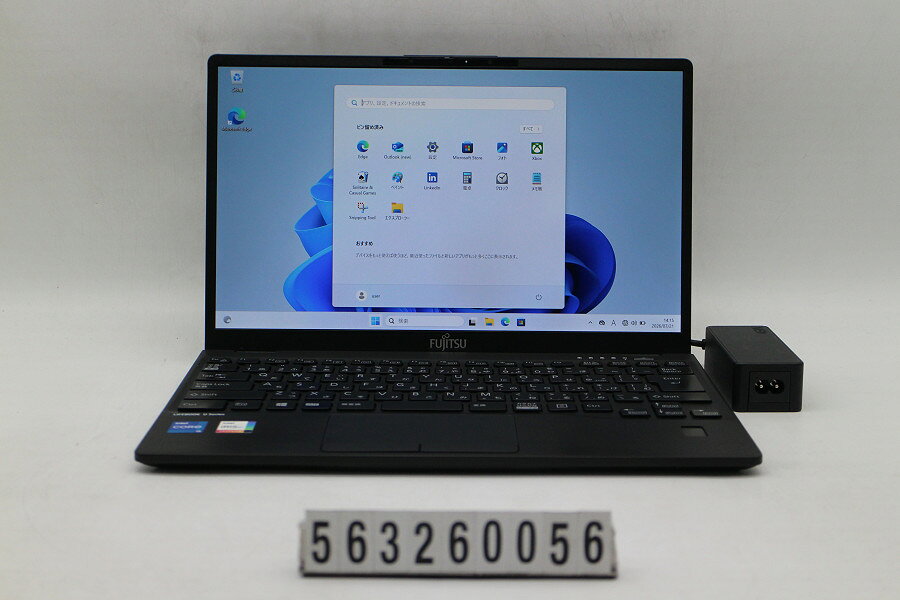 商品情報 No.563260056メーカー富士通商品名 型番・型名LIFEBOOK U9311/F※FMVU34025仕様■基本スペック　・CPU：Corei5 1145G7 2.6GHz(4コア8スレッド)　・メモリ：8192MB(変更不可)　・HDD：256GB(SSD)　・VGA：オンボード　・DRIVE：なし　・モニター：13.3インチワイドFHD(1920x1080)　・その他機能：無線LAN Bluetooth SDスロット USB3.0 HDMI Webカメラ 指紋認証 顔認証 USB(Type-C) SIMスロット　・リカバリ：11 Pro 64bitリカバリ済(OS導入済)状態・動作状況■動作：中古動作品 ※液晶パネル面：確認した限りキーボード痕あり ※液晶表示：確認した限り目立つ表示不良なし ※バッテリ状態：充電駆動可能 ※バッテリは保証対象外となります。外観■汚れ　・外装汚れ若干有り。■シール痕　・若干あり。■傷　・外装に使用に差し支えない擦り傷がございます。■その他　・中古品のため使用に差し支えない傷、汚れがある場合がございます。　・本体内外装は清掃しておりますが、多少の汚れが残っている可能性がございます。　・全体摩耗 パームレスト摩耗あり　・キーボード特記事項：摩耗あり附属品■付属品(下記に記載の物以外は付属いたしません。また、写真に掲載の無い物は付属いたしません)　・ACアダプター■特記欠品　・ゴム足欠品対応情報-備考　・11 Pro 64bitリカバリ済(OS導入済)※リカバリ完了しておりますので、お届け後すぐにご利用頂けます。ご注意　・掲載中の商品について、一部の在庫は各地方のPCコンフル店頭でも展示、販売しています。　・搭載されたSSDやバッテリー等に関して、お問い合わせによる追加の状態確認(健康状態や残量等)は誠に申し訳ありませんが対応いたしておりません。　・店頭で展示している関係上、ごく稀に展示中の破損や付属品の欠損等が発生する場合がございます。その際には、当店よりお客さまにご連絡させていただきます。　・その場合、代替品をご提案させていただきます。ご提案商品がご注文者様の要件に添いません場合はキャンセル対応させて頂きます。　・PCコンフルの在庫に関しましては、同時発送およびサイズによりますが同梱発送を対応させて頂けます。但し在庫が複数拠点の場合、対応がかないません。