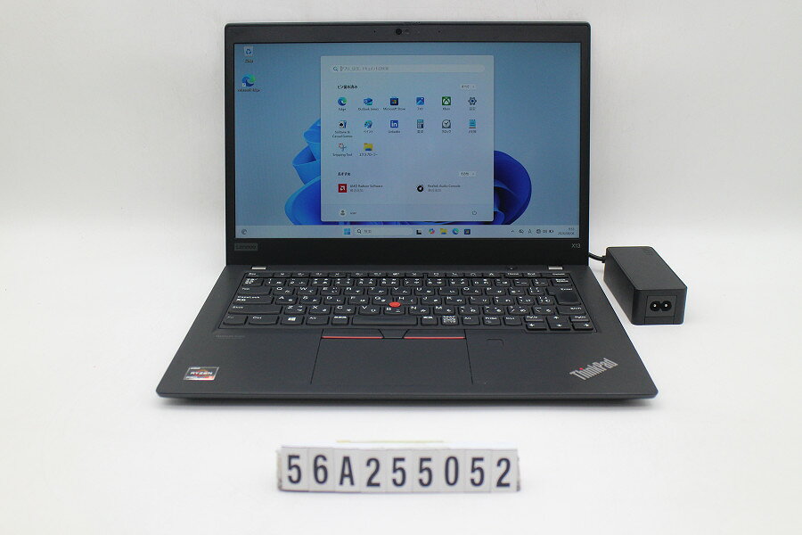 商品情報 No.56A255052メーカーLenovo商品名 型番・型名ThinkPad X13 Gen1※20UGS2YJ00仕様■基本スペック　・CPU：Ryzen 5 Pro 4650U 2.1GHz(6コア12スレッド)　・メモリ：8192MB(変更不可)　・HDD：256GB(SSD)　・VGA：オンボード　・DRIVE：なし　・モニター：13.3インチワイドFHD(1920x1080)　・その他機能：無線LAN Bluetooth USB3.0 HDMI Webカメラ 指紋認証 USB(Type-C) microSDスロット SIMスロット　・リカバリ：11 Pro 64bitリカバリ済(OS導入済)状態・動作状況■動作：中古動作品 ※液晶パネル面：確認した限りキーボード痕あり ※液晶表示：確認した限り薄い白シミあり ※バッテリ状態：充電駆動可能 ※バッテリは保証対象外となります。外観■汚れ　・外装汚れ若干有り。■シール痕　・若干あり。■傷　・外装に使用に差し支えない擦り傷がございます。■その他　・中古品のため使用に差し支えない傷、汚れがある場合がございます。　・本体内外装は清掃しておりますが、多少の汚れが残っている可能性がございます。　・全体摩耗 擦り傷 シール痕 天板傷 パームレスト摩耗 液晶枠摩耗あり　・キーボード特記事項：摩耗あり附属品■付属品(下記に記載の物以外は付属いたしません。また、写真に掲載の無い物は付属いたしません)　・ACアダプター対応情報-備考　・11 Pro 64bitリカバリ済(OS導入済)※リカバリ完了しておりますので、お届け後すぐにご利用頂けます。　・WWAN、SIMスロットは動作未確認・保証対象外です。ご注意　・掲載中の商品について、一部の在庫は各地方のPCコンフル店頭でも展示、販売しています。　・搭載されたSSDやバッテリー等に関して、お問い合わせによる追加の状態確認(健康状態や残量等)は誠に申し訳ありませんが対応いたしておりません。　・店頭で展示している関係上、ごく稀に展示中の破損や付属品の欠損等が発生する場合がございます。その際には、当店よりお客さまにご連絡させていただきます。　・その場合、代替品をご提案させていただきます。ご提案商品がご注文者様の要件に添いません場合はキャンセル対応させて頂きます。　・PCコンフルの在庫に関しましては、同時発送およびサイズによりますが同梱発送を対応させて頂けます。但し在庫が複数拠点の場合、対応がかないません。