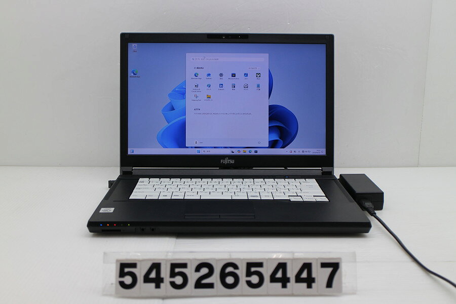 商品情報 No.545265447メーカー富士通商品名 型番・型名LIFEBOOK A7510/D※FMVA81014仕様■基本スペック　・CPU：Corei5 10310U 1.7GHz(4コア8スレッド)　・メモリ：8192MB(8GB×1枚(空きスロット×1))　・HDD：128GB(SSD)　・VGA：オンボード　・DRIVE：DVD-ROM　・モニター：15.6インチワイドFHD(1920x1080)　・その他機能：無線LAN Bluetooth SDスロット USB3.0 HDMI Webカメラ 顔認証 USB(Type-C)　・リカバリ：11 Pro 64bitリカバリ済(OS導入済)状態・動作状況■動作：中古動作品 ※液晶パネル面：確認した限り中央に薄い傷あり ※液晶表示：確認した限り目立つ表示不良なし ※バッテリ状態：充電駆動可能 ※バッテリは保証対象外となります。外観■汚れ　・外装汚れ若干有り。■シール痕　・若干あり。■傷　・外装に使用に差し支えない擦り傷がございます。■その他　・中古品のため使用に差し支えない傷、汚れがある場合がございます。　・本体内外装は清掃しておりますが、多少の汚れが残っている可能性がございます。　・天板摩耗 前面摩耗 底面摩耗 シール痕あり　・キーボード特記事項：若干摩耗あり附属品■付属品(下記に記載の物以外は付属いたしません。また、写真に掲載の無い物は付属いたしません)　・ACアダプター■特記欠品　・ゴム足欠品対応情報-備考　・11 Pro 64bitリカバリ済(OS導入済)※リカバリ完了しておりますので、お届け後すぐにご利用頂けます。ご注意　・掲載中の商品について、一部の在庫は各地方のPCコンフル店頭でも展示、販売しています。　・搭載されたSSDやバッテリー等に関して、お問い合わせによる追加の状態確認(健康状態や残量等)は誠に申し訳ありませんが対応いたしておりません。　・店頭で展示している関係上、ごく稀に展示中の破損や付属品の欠損等が発生する場合がございます。その際には、当店よりお客さまにご連絡させていただきます。　・その場合、代替品をご提案させていただきます。ご提案商品がご注文者様の要件に添いません場合はキャンセル対応させて頂きます。　・PCコンフルの在庫に関しましては、同時発送およびサイズによりますが同梱発送を対応させて頂けます。但し在庫が複数拠点の場合、対応がかないません。