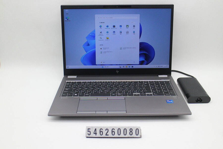 商品情報 No.546260080メーカーhp商品名 型番・型名ZBook Fury 15 G8※4U239PA#ABJ仕様■基本スペック　・CPU：Corei7 11800H 2.3GHz(8コア16スレッド)　・メモリ：16384MB(8GB×2枚(空きスロット×2))　・HDD：512GB(SSD)　・VGA：オンボード+NVIDIA T1200 Laptop GPU　・DRIVE：なし　・モニター：15.6インチワイドFHD(1920x1080)　・その他機能：無線LAN Bluetooth SDスロット USB3.0 HDMI Webカメラ 指紋認証 顔認証 USB(type-C) NFC バックライト&テンキー付キーボード　・リカバリ：11 Pro 64bitリカバリ済(OS導入済)状態・動作状況■動作：中古動作品 ※液晶パネル面：確認した限り目立つ傷なし ※液晶表示：確認した限り目立つ表示不良なし ※バッテリ状態：充電駆動可能 ※バッテリは保証対象外となります。外観■汚れ　・外装汚れ若干有り。■シール痕　・若干あり。■傷　・外装に使用に差し支えない擦り傷がございます。■その他　・中古品のため使用に差し支えない傷、汚れがある場合がございます。　・本体内外装は清掃しておりますが、多少の汚れが残っている可能性がございます。　・天板擦り傷 摩耗 シール痕あり　・キーボード特記事項：若干摩耗あり附属品■付属品(下記に記載の物以外は付属いたしません。また、写真に掲載の無い物は付属いたしません)　・ACアダプター対応情報-備考　・11 Pro 64bitリカバリ済(OS導入済)※リカバリ完了しておりますので、お届け後すぐにご利用頂けます。ご注意　・掲載中の商品について、一部の在庫は各地方のPCコンフル店頭でも展示、販売しています。　・搭載されたSSDやバッテリー等に関して、お問い合わせによる追加の状態確認(健康状態や残量等)は誠に申し訳ありませんが対応いたしておりません。　・店頭で展示している関係上、ごく稀に展示中の破損や付属品の欠損等が発生する場合がございます。その際には、当店よりお客さまにご連絡させていただきます。　・その場合、代替品をご提案させていただきます。ご提案商品がご注文者様の要件に添いません場合はキャンセル対応させて頂きます。　・PCコンフルの在庫に関しましては、同時発送およびサイズによりますが同梱発送を対応させて頂けます。但し在庫が複数拠点の場合、対応がかないません。