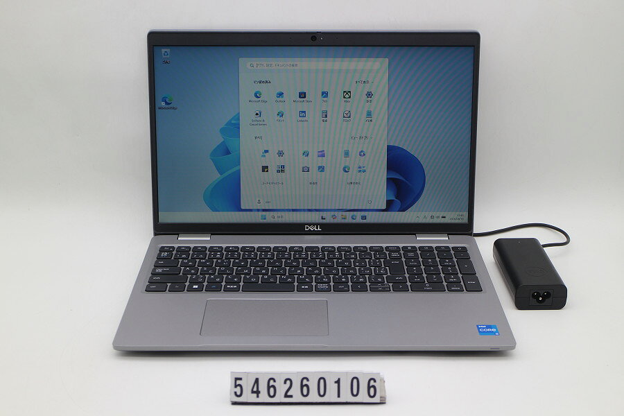 商品情報 No.546260106メーカーDELL商品名 型番・型名Latitude 5520仕様■基本スペック　・CPU：Corei5 1145G7 2.6GHz(4コア8スレッド)　・メモリ：8192MB(8GB×1枚(空きスロット×1))　・HDD：512GB(SSD)　・VGA：オンボード　・DRIVE：なし　・モニター：15.6インチワイドFWXGA(1366x768)　・その他機能：無線LAN Bluetooth USB3.0 HDMI Webカメラ microSDスロット USB(Type-C) バックライト&テンキー付キーボード　・リカバリ：11 Pro 64bitリカバリ済(OS導入済)状態・動作状況■動作：中古動作品 ※液晶パネル面：確認した限り目立つ傷なし ※液晶表示：確認した限り目立つ表示不良なし ※バッテリ状態：充電駆動可能 ※バッテリは保証対象外となります。外観■汚れ　・外装汚れ若干有り。■シール痕　・若干あり。■傷　・外装に使用に差し支えない擦り傷がございます。■その他　・中古品のため使用に差し支えない傷、汚れがある場合がございます。　・本体内外装は清掃しておりますが、多少の汚れが残っている可能性がございます。　・天板摩耗 右側面摩耗 左側面摩耗 前面摩耗 底面摩耗 背面摩耗あり　・キーボード特記事項：若干摩耗あり附属品■付属品(下記に記載の物以外は付属いたしません。また、写真に掲載の無い物は付属いたしません)　・ACアダプター対応情報-備考　・11 Pro 64bitリカバリ済(OS導入済)※リカバリ完了しておりますので、お届け後すぐにご利用頂けます。ご注意　・掲載中の商品について、一部の在庫は各地方のPCコンフル店頭でも展示、販売しています。　・搭載されたSSDやバッテリー等に関して、お問い合わせによる追加の状態確認(健康状態や残量等)は誠に申し訳ありませんが対応いたしておりません。　・店頭で展示している関係上、ごく稀に展示中の破損や付属品の欠損等が発生する場合がございます。その際には、当店よりお客さまにご連絡させていただきます。　・その場合、代替品をご提案させていただきます。ご提案商品がご注文者様の要件に添いません場合はキャンセル対応させて頂きます。　・PCコンフルの在庫に関しましては、同時発送およびサイズによりますが同梱発送を対応させて頂けます。但し在庫が複数拠点の場合、対応がかないません。