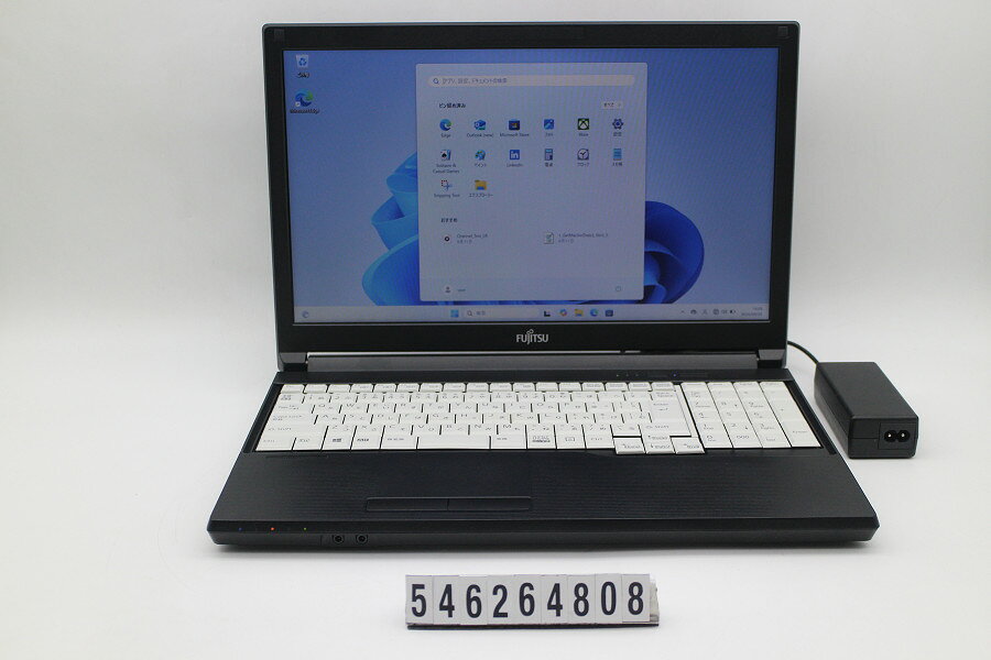 商品情報 No.546264808メーカー富士通商品名 型番・型名LIFEBOOK A579/B※FMVA64001仕様■基本スペック　・CPU：Corei5 8365U 1.6GHz(4コア8スレッド)　・メモリ：8192MB(4GB×2枚(空きスロットなし))　・HDD：256GB(SSD)　・VGA：オンボード　・DRIVE：DVDマルチ　・モニター：15.6インチワイドFWXGA(1366x768)　・その他機能：無線LAN Bluetooth USB3.0 HDMI テンキー付キーボード　・リカバリ：11 Pro 64bitリカバリ済(OS導入済)状態・動作状況■動作：中古動作品 ※液晶パネル面：確認した限り目立つ傷なし ※液晶表示：確認した限り目立つ表示不良なし ※バッテリ状態：充電駆動可能 ※バッテリは保証対象外となります。外観■汚れ　・外装汚れ若干有り。■シール痕　・若干あり。■傷　・外装に使用に差し支えない擦り傷がございます。■その他　・中古品のため使用に差し支えない傷、汚れがある場合がございます。　・本体内外装は清掃しておりますが、多少の汚れが残っている可能性がございます。　・天板擦り傷 摩耗 パームレスト摩耗 タッチパッド摩耗 背面擦り傷 底面擦り傷あり　・キーボード特記事項：摩耗 テカリ 若干の黄ばみあり附属品■付属品(下記に記載の物以外は付属いたしません。また、写真に掲載の無い物は付属いたしません)　・ACアダプター対応情報-備考　・11 Pro 64bitリカバリ済(OS導入済)※リカバリ完了しておりますので、お届け後すぐにご利用頂けます。ご注意　・掲載中の商品について、一部の在庫は各地方のPCコンフル店頭でも展示、販売しています。　・搭載されたSSDやバッテリー等に関して、お問い合わせによる追加の状態確認(健康状態や残量等)は誠に申し訳ありませんが対応いたしておりません。　・店頭で展示している関係上、ごく稀に展示中の破損や付属品の欠損等が発生する場合がございます。その際には、当店よりお客さまにご連絡させていただきます。　・その場合、代替品をご提案させていただきます。ご提案商品がご注文者様の要件に添いません場合はキャンセル対応させて頂きます。　・PCコンフルの在庫に関しましては、同時発送およびサイズによりますが同梱発送を対応させて頂けます。但し在庫が複数拠点の場合、対応がかないません。