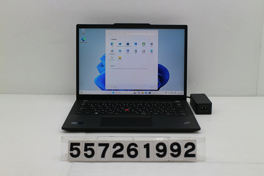 商品情報 No.557261992メーカーLenovo商品名 型番・型名ThinkPad X13 Gen5※21LVS1DC00仕様■基本スペック　・CPU：Core Ultra5 135U 1.6GHz(12コア14スレッド)　・メモリ：16384MB(変更不可)　・HDD：256GB(SSD)　・VGA：オンボード　・DRIVE：なし　・モニター：13.3インチワイドWUXGA(1920x1200)　・その他機能：無線LAN Bluetooth USB3.0 HDMI Webカメラ 指紋認証リーダー付電源ボタン 顔認証 USB(Type-C) バックライト付キーボード SIMスロット　・リカバリ：11 Pro 64bitリカバリ済(OS導入済)状態・動作状況■動作：中古動作品 ※液晶パネル面：確認した限り薄いキーボード痕あり ※液晶表示：確認した限り目立つ表示不良なし ※バッテリ状態：充電駆動可能 ※バッテリは保証対象外となります。外観■汚れ　・外装汚れ若干有り。■シール痕　・若干あり。■傷　・外装に使用に差し支えない擦り傷がございます。■その他　・中古品のため使用に差し支えない傷、汚れがある場合がございます。　・本体内外装は清掃しておりますが、多少の汚れが残っている可能性がございます。　・天板擦り傷 摩耗 パームレスト及びタッチパッド若干摩耗あり　・キーボード特記事項：若干摩耗あり附属品■付属品(下記に記載の物以外は付属いたしません。また、写真に掲載の無い物は付属いたしません)　・ACアダプター対応情報-備考　・11 Pro 64bitリカバリ済(OS導入済)※リカバリ完了しておりますので、お届け後すぐにご利用頂けます。ご注意　・掲載中の商品について、一部の在庫は各地方のPCコンフル店頭でも展示、販売しています。　・搭載されたSSDやバッテリー等に関して、お問い合わせによる追加の状態確認(健康状態や残量等)は誠に申し訳ありませんが対応いたしておりません。　・店頭で展示している関係上、ごく稀に展示中の破損や付属品の欠損等が発生する場合がございます。その際には、当店よりお客さまにご連絡させていただきます。　・その場合、代替品をご提案させていただきます。ご提案商品がご注文者様の要件に添いません場合はキャンセル対応させて頂きます。　・PCコンフルの在庫に関しましては、同時発送およびサイズによりますが同梱発送を対応させて頂けます。但し在庫が複数拠点の場合、対応がかないません。