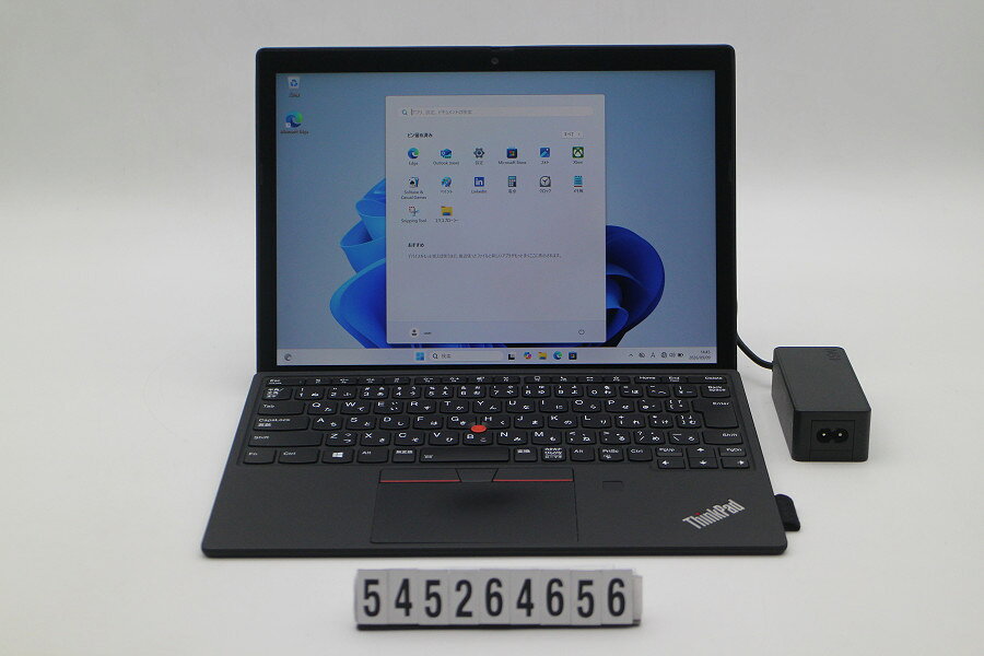 商品情報 No.545264656メーカーLenovo商品名 型番・型名ThinkPad X12 Detachable Gen1※20UVS2XQ00仕様■基本スペック　・CPU：Corei5 1130G7 1.1GHz(4コア8スレッド)　・メモリ：16384MB(変更不可)　・HDD：256GB(SSD)　・VGA：オンボード　・DRIVE：なし　・モニター：12.3インチWUXGA+(1920x1280) タッチパネルグレア液晶　・その他機能：無線LAN Bluetooth Webカメラ 指紋認証 顔認証 USB(Type-C) バックライト付キーボード SIMスロット　・リカバリ：11 Pro 64bitリカバリ済(OS導入済)状態・動作状況■動作：中古動作品 ※液晶パネル面：確認した限り若干傷あり ※液晶表示：確認した限り目立つ表示不良なし ※バッテリ状態：充電駆動可能 ※バッテリは保証対象外となります。外観■汚れ　・外装汚れ若干有り。■シール痕　・若干あり。■傷　・外装に使用に差し支えない擦り傷がございます。■その他　・中古品のため使用に差し支えない傷、汚れがある場合がございます。　・本体内外装は清掃しておりますが、多少の汚れが残っている可能性がございます。　・全体摩耗 パームレスト摩耗 タッチパッドテカリあり　・キーボード特記事項：若干摩耗あり附属品■付属品(下記に記載の物以外は付属いたしません。また、写真に掲載の無い物は付属いたしません)　・ACアダプター タイプカバー対応情報-備考　・11 Pro 64bitリカバリ済(OS導入済)※リカバリ完了しておりますので、お届け後すぐにご利用頂けます。ご注意　・掲載中の商品について、一部の在庫は各地方のPCコンフル店頭でも展示、販売しています。　・搭載されたSSDやバッテリー等に関して、お問い合わせによる追加の状態確認(健康状態や残量等)は誠に申し訳ありませんが対応いたしておりません。　・店頭で展示している関係上、ごく稀に展示中の破損や付属品の欠損等が発生する場合がございます。その際には、当店よりお客さまにご連絡させていただきます。　・その場合、代替品をご提案させていただきます。ご提案商品がご注文者様の要件に添いません場合はキャンセル対応させて頂きます。　・PCコンフルの在庫に関しましては、同時発送およびサイズによりますが同梱発送を対応させて頂けます。但し在庫が複数拠点の場合、対応がかないません。