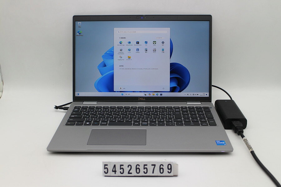 商品情報 No.545265769メーカーDELL商品名 型番・型名Latitude 5530仕様■基本スペック　・CPU：Corei5 1245U 1.6GHz(10コア12スレッド)　・メモリ：8192MB(8GB×1枚(空きスロット×1))　・HDD：256GB(SSD)　・VGA：オンボード　・DRIVE：なし　・モニター：15.6インチワイドFHD(1920x1080) タッチパネル　・その他機能：無線LAN Bluetooth USB3.0 HDMI Webカメラ 指紋認証リーダー付電源ボタン 顔認証 microSDスロット USB(Type-C) バックライト&テンキー付キーボード　・リカバリ：11 Pro 64bitリカバリ済(OS導入済)状態・動作状況■動作：中古動作品 ※液晶パネル面：確認した限り目立つ傷なし ※液晶表示：確認した限り目立つ表示不良なし ※バッテリ状態：充電駆動可能 ※バッテリは保証対象外となります。外観■汚れ　・外装汚れ若干有り。■シール痕　・若干あり。■傷　・外装に使用に差し支えない擦り傷がございます。■その他　・中古品のため使用に差し支えない傷、汚れがある場合がございます。　・本体内外装は清掃しておりますが、多少の汚れが残っている可能性がございます。　・全体摩耗 天板擦り傷 パームレスト摩耗 シール痕あり　・キーボード特記事項：特記事項なし附属品■付属品(下記に記載の物以外は付属いたしません。また、写真に掲載の無い物は付属いたしません)　・ACアダプター対応情報-備考　・11 Pro 64bitリカバリ済(OS導入済)※リカバリ完了しておりますので、お届け後すぐにご利用頂けます。ご注意　・掲載中の商品について、一部の在庫は各地方のPCコンフル店頭でも展示、販売しています。　・搭載されたSSDやバッテリー等に関して、お問い合わせによる追加の状態確認(健康状態や残量等)は誠に申し訳ありませんが対応いたしておりません。　・店頭で展示している関係上、ごく稀に展示中の破損や付属品の欠損等が発生する場合がございます。その際には、当店よりお客さまにご連絡させていただきます。　・その場合、代替品をご提案させていただきます。ご提案商品がご注文者様の要件に添いません場合はキャンセル対応させて頂きます。　・PCコンフルの在庫に関しましては、同時発送およびサイズによりますが同梱発送を対応させて頂けます。但し在庫が複数拠点の場合、対応がかないません。