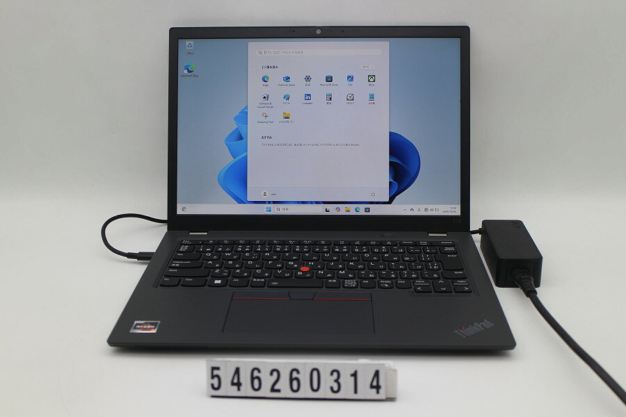 商品情報 No.546260314メーカーLenovo商品名 型番・型名ThinkPad L13 Gen4※21FQS25500仕様■基本スペック　・CPU：Ryzen 5 pro 7530U 2GHz(6コア12スレッド)　・メモリ：16384MB(変更不可)　・HDD：256GB(SSD)　・VGA：オンボード　・DRIVE：なし　・モニター：13.3インチワイドWUXGA(1920x1200)　・その他機能：無線LAN Bluetooth USB3.0 HDMI Webカメラ USB(Type-C) SIMスロット バックライト付キーボード　・リカバリ：11 Pro 64bitリカバリ済(OS導入済)状態・動作状況■動作：中古動作品 ※液晶パネル面：確認した限り目立つ傷なし ※液晶表示：確認した限り目立つ表示不良なし ※バッテリ状態：充電駆動可能 ※バッテリは保証対象外となります。外観■汚れ　・外装汚れ若干有り。■シール痕　・若干あり。■傷　・外装に使用に差し支えない擦り傷がございます。■その他　・中古品のため使用に差し支えない傷、汚れがある場合がございます。　・本体内外装は清掃しておりますが、多少の汚れが残っている可能性がございます。　・全体摩耗あり　・キーボード特記事項：特記事項なし附属品■付属品(下記に記載の物以外は付属いたしません。また、写真に掲載の無い物は付属いたしません)　・ACアダプター対応情報-備考　・11 Pro 64bitリカバリ済(OS導入済)※リカバリ完了しておりますので、お届け後すぐにご利用頂けます。ご注意　・掲載中の商品について、一部の在庫は各地方のPCコンフル店頭でも展示、販売しています。　・搭載されたSSDやバッテリー等に関して、お問い合わせによる追加の状態確認(健康状態や残量等)は誠に申し訳ありませんが対応いたしておりません。　・店頭で展示している関係上、ごく稀に展示中の破損や付属品の欠損等が発生する場合がございます。その際には、当店よりお客さまにご連絡させていただきます。　・その場合、代替品をご提案させていただきます。ご提案商品がご注文者様の要件に添いません場合はキャンセル対応させて頂きます。　・PCコンフルの在庫に関しましては、同時発送およびサイズによりますが同梱発送を対応させて頂けます。但し在庫が複数拠点の場合、対応がかないません。