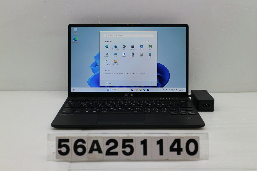 商品情報 No.56A251140メーカー富士通商品名 型番・型名LIFEBOOK U9311/F※FMVU34025仕様■基本スペック　・CPU：Corei5 1145G7 2.6GHz(4コア8スレッド)　・メモリ：8192MB(変更不可)　・HDD：256GB(SSD)　・VGA：オンボード　・DRIVE：なし　・モニター：13.3インチワイドFHD(1920x1080)　・その他機能：無線LAN Bluetooth SDスロット USB3.0 HDMI Webカメラ 指紋認証 顔認証 USB(Type-C) SIMスロット　・リカバリ：11 Pro 64bitリカバリ済(OS導入済)状態・動作状況■動作：中古動作品 ※液晶パネル面：確認した限り薄いキーボード痕あり ※液晶表示：確認した限り目立つ表示不良なし ※バッテリ状態：充電駆動可能 ※バッテリは保証対象外となります。外観■汚れ　・外装汚れ若干有り。■シール痕　・若干あり。■傷　・外装に使用に差し支えない擦り傷がございます。■その他　・中古品のため使用に差し支えない傷、汚れがある場合がございます。　・本体内外装は清掃しておりますが、多少の汚れが残っている可能性がございます。　・全体摩耗 傷 シール痕 パームレスト摩耗あり　・キーボード特記事項：摩耗あり附属品■付属品(下記に記載の物以外は付属いたしません。また、写真に掲載の無い物は付属いたしません)　・ACアダプター対応情報-備考　・11 Pro 64bitリカバリ済(OS導入済)※リカバリ完了しておりますので、お届け後すぐにご利用頂けます。　・WWAN、SIMスロットは動作未確認・保証対象外です。ご注意　・掲載中の商品について、一部の在庫は各地方のPCコンフル店頭でも展示、販売しています。　・搭載されたSSDやバッテリー等に関して、お問い合わせによる追加の状態確認(健康状態や残量等)は誠に申し訳ありませんが対応いたしておりません。　・店頭で展示している関係上、ごく稀に展示中の破損や付属品の欠損等が発生する場合がございます。その際には、当店よりお客さまにご連絡させていただきます。　・その場合、代替品をご提案させていただきます。ご提案商品がご注文者様の要件に添いません場合はキャンセル対応させて頂きます。　・PCコンフルの在庫に関しましては、同時発送およびサイズによりますが同梱発送を対応させて頂けます。但し在庫が複数拠点の場合、対応がかないません。