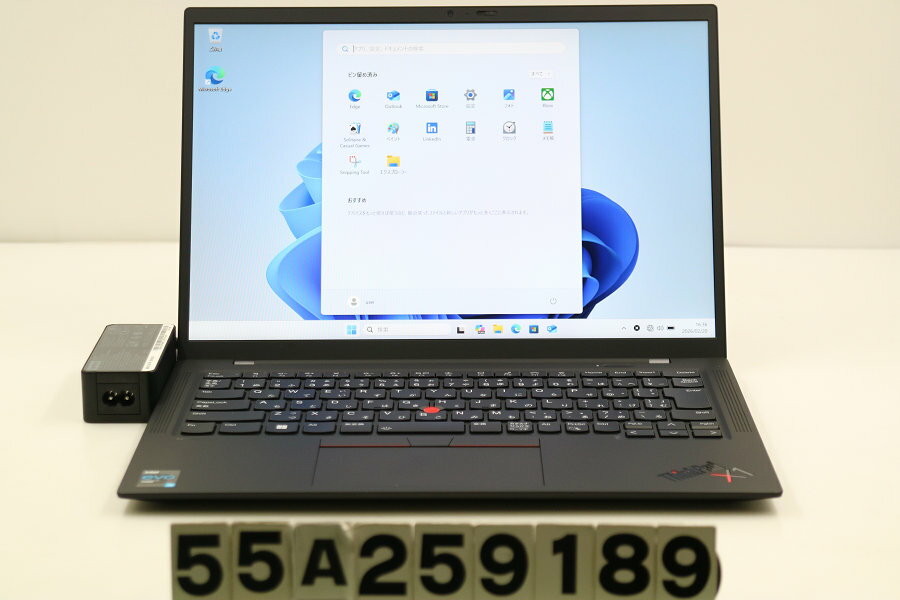樂天商城 - Lenovo ThinKPad X1 Carbon 9th Gen Core i5 1135G7 2.4GHz/8GB/256GB(SSD)/14W/WUXGA(1920x1200)/Win11【中古】【20260226】