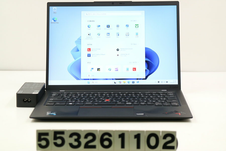 Apple - Lenovo ThinkPad X1 Carbon 10th Gen Core i5 1235U 1.3GHz/16GB/512GB(SSD)/14W/WUXGA(1920x1200)/Win11【中古】【20260417】