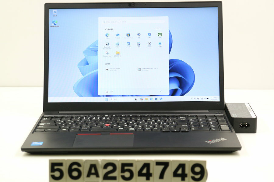 15 inches - Lenovo ThinkPad E15 Gen2 Core i5 1135G7 2.4GHz/8GB/256GB(SSD)/15.6W/FHD(1920x1080)/Win11【中古】【20260402】