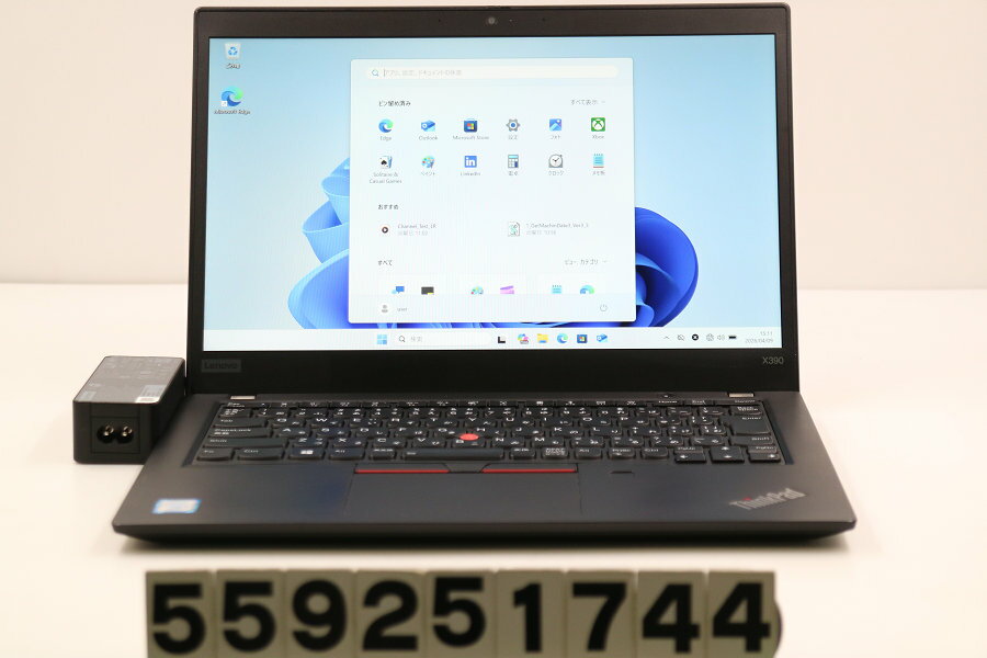 Hewlett Packard - Lenovo ThinkPad X390 Core i5 8365U 1.6GHz/16GB/256GB(SSD)/13.3W/FHD(1920x1080)/Win11【中古】【20260410】