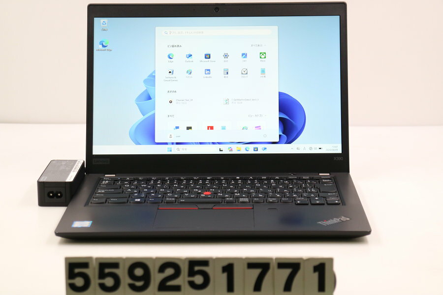樂天商城 - Lenovo ThinkPad X390 Core i5 8365U 1.6GHz/16GB/256GB(SSD)/13.3W/FHD(1920x1080)/Win11【中古】【20260410】