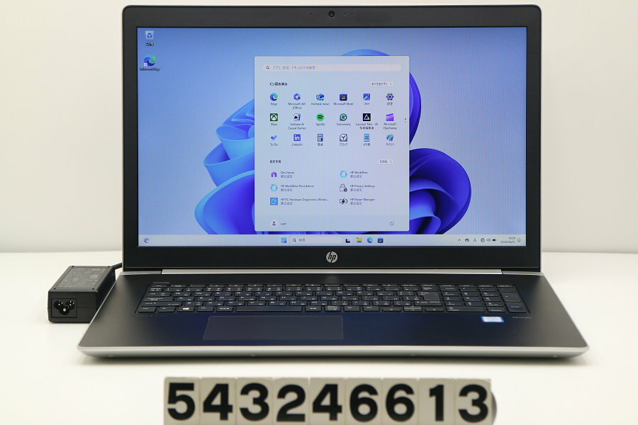 hp ProBook 470 G5 Core i5 8250U 1.6GHz/8GB/256GB(SSD)/17.3W/WXGA++(1600x900)/Win11/GeForce 930MXšۡ20240403