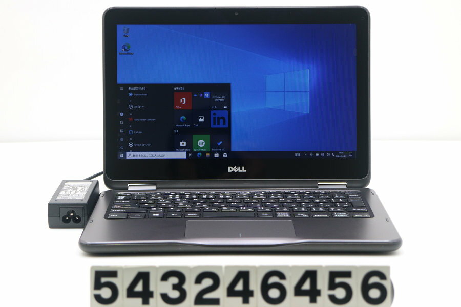 DELL Inspiron 11 3185 2-in-1 AMD A9-9420e 1.8GHz/8GB/128GB(eMMC)/11.6W/FWXGA(1366x768) タッチパネル/Win10【中古】【20240426】