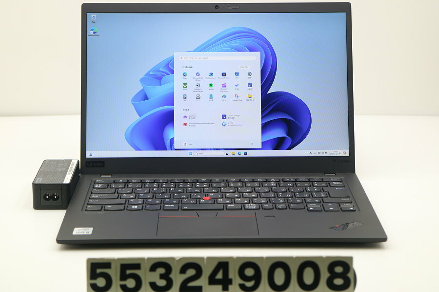 Lenovo ThinkPad X1 Carbon 8th Gen Core i5 10210U 1.6GHz/8GB/256GB(SSD)/14W/FHD(1920x1080)/Win11