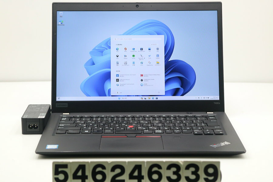 Lenovo ThinkPad T490s Core i5 8265U 1.6GHz/16GB/256GB(SSD)/14W/FHD(1920x1080)/Win11【中古】【20240705】