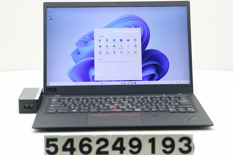 Lenovo ThinkPad X1 Carbon 6th Gen Core i5 8250U 1.6GHz/8GB/256GB(SSD)/14W/FHD(1920x1080)/Win11【中古】【20240827】