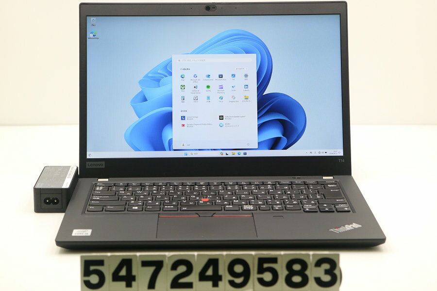 Lenovo ThinkPad T14 Gen1 Core i5 10210U 1.6GHz/16GB/256GB(SSD)/14W/FHD(1920x1080) タッチパネル/Win11【中古】【20240817】