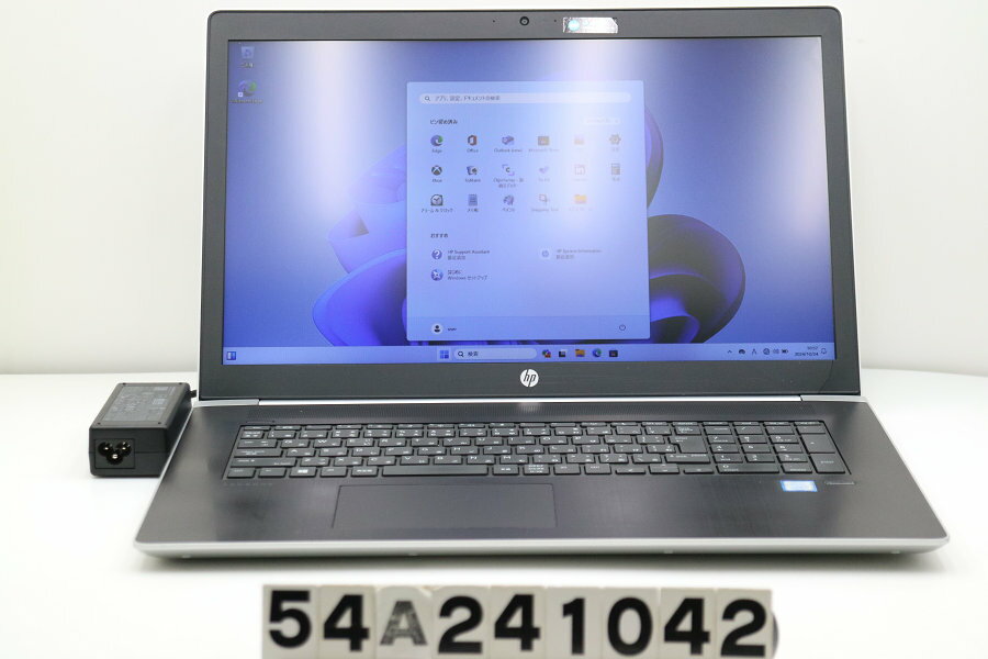 hp ProBook 470 G5 Core i5 8250U 1.6GHz/8GB/256GB(SSD)+500GB/17.3W/WXGA++(1600x900)/Win11/GeForce 930MX【中古】【20241025】