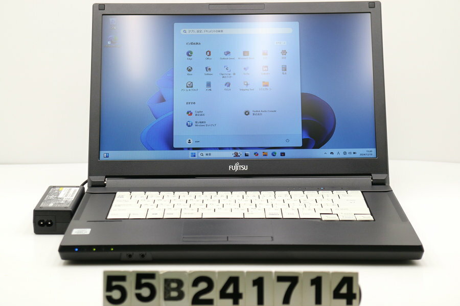 富士通 LIFEBOOK A5510/D Core i5 10310U 1.7GHz/8GB/256GB(SSD)/15.6W/FWXGA(1366x768)/Win11【中古】【20241225】
