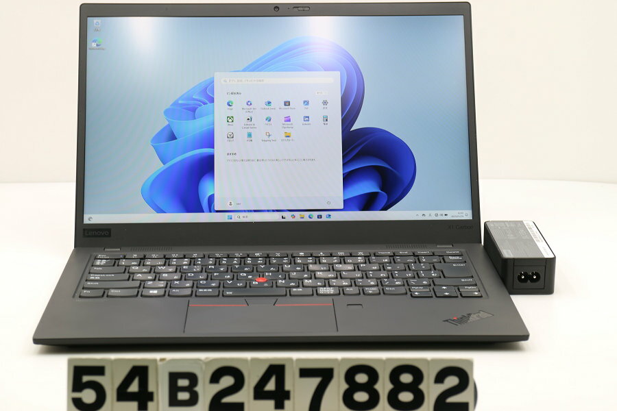 Lenovo ThinkPad X1 Carbon 7th Gen Core i5 10210U 1.6GHz/8GB/256GB(SSD)/14W/FHD(1920x1080)/Win11【中古】【20250205】