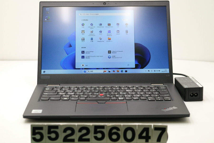 Lenovo ThinkPad L13 Core i3 10110U 2.1GHz/4GB/128GB(SSD)/13.3W/FWXGA(1366x768)/Win11【中古】【20250415】