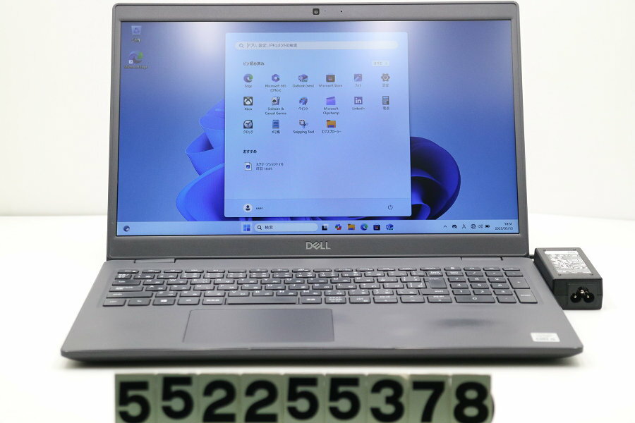 DELL Latitude 3510 Core i5 10310U 1.7GHz/8GB/256GB(SSD)/15.6W/FWXGA(1366x768)/Win11【中古】【20250516】
