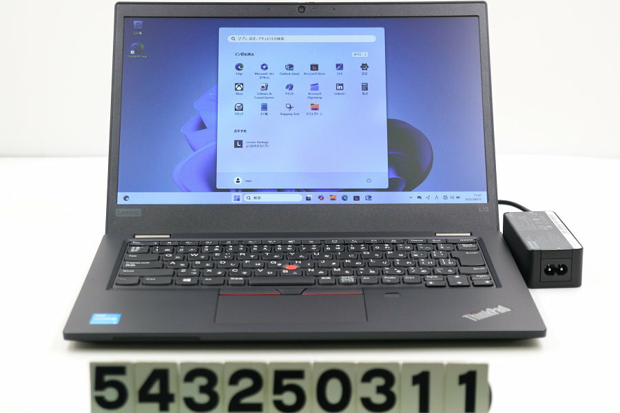 12 inches - Lenovo ThinkPad L13 Gen2 Core i3 1115G4 3GHz/8GB/128GB(SSD)/13.3W/FWXGA(1366x768)/Win11【中古】【20250820】