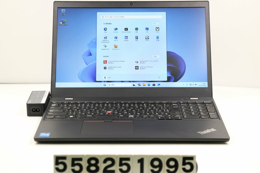 Lenovo ThinkPad L15 Gen2 Core i5 1135G7 2.4GHz/8GB/256GB(SSD)/15.6W/FWXGA(1366x768)/Win11【中古】【20251111】