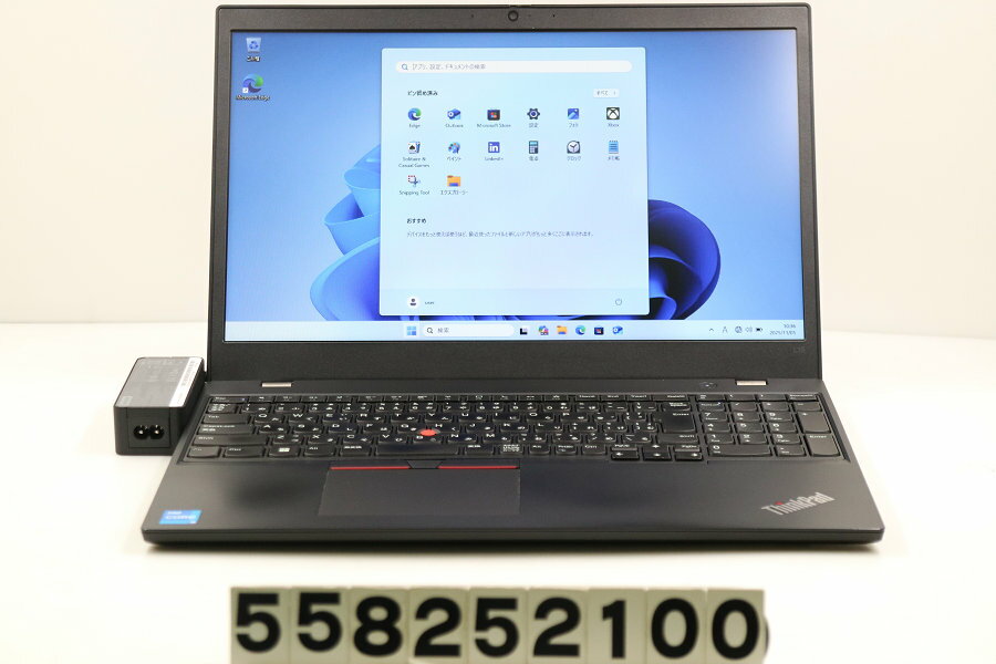 Lenovo ThinkPad L15 Gen2 Core i5 1135G7 2.4GHz/8GB/256GB(SSD)/15.6W/FWXGA(1366x768)/Win11【中古..
