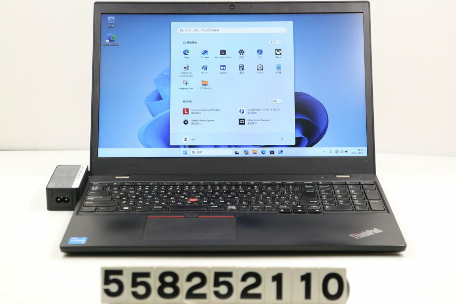 Lenovo ThinkPad L15 Gen2 Core i5 1135G7 2.4GHz/8GB/256GB(SSD)/15.6W/FWXGA(1366x768)/Win11【中古】【20251111】