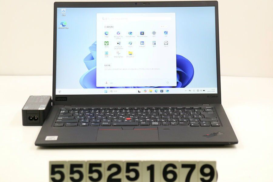 SONY - Lenovo ThinkPad X1 Carbon 8th Gen Core i5 10210U 1.6GHz/8GB/256GB(SSD)/14W/FHD(1920x1080)/Win11【中古】【20251204】
