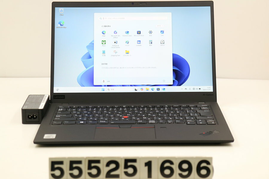 Lenovo ThinkPad X1 Carbon 8th Gen Core i5 10210U 1.6GHz/8GB/256GB(SSD)/14W/FHD(1920x1080)/Win11【中古】【20251204】