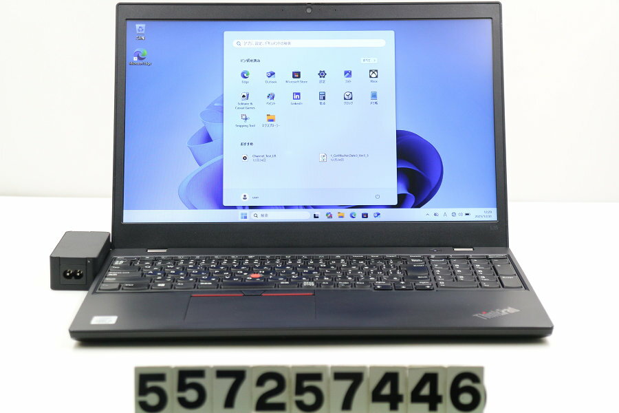 SONY - Lenovo ThinkPad L15 Gen1 Core i5 10210U 1.6GHz/8GB/256GB(SSD)/15.6W/FWXGA(1366x768)/Win11【中古】【20260108】
