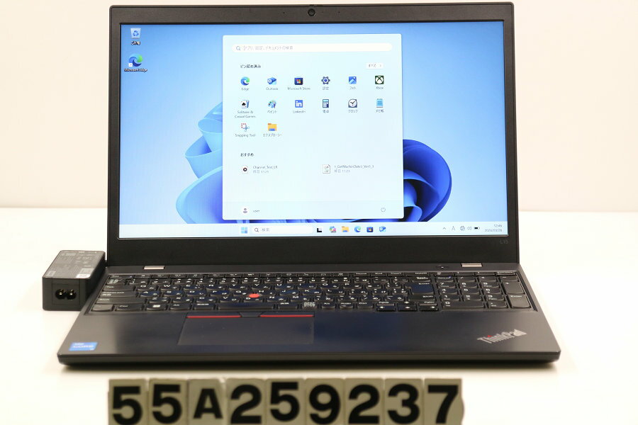 15 inches - Lenovo ThinkPad L15 Gen2 Core i5 1135G7 2.4GHz/8GB/256GB(SSD)/15.6W/FWXGA(1366x768)/Win11【中古】【20260401】