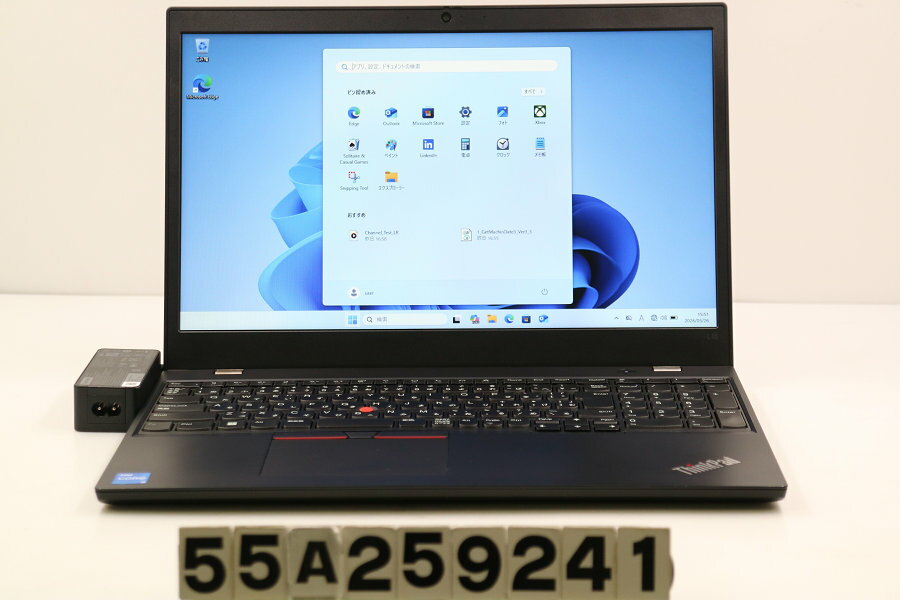 樂天商城 - Lenovo ThinkPad L15 Gen2 Core i5 1135G7 2.4GHz/8GB/256GB(SSD)/15.6W/FWXGA(1366x768)/Win11【中古】【20260401】
