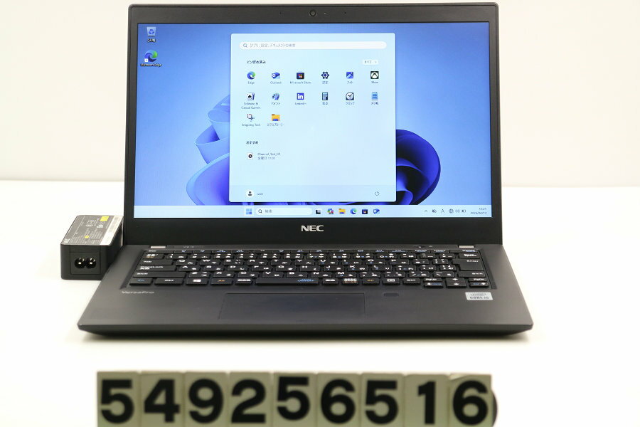 12 inches - NEC PC-VKT16BZG9 Core i5 10210U 1.6GHz/8GB/256GB(SSD)/13.3W/FWXGA(1366x768)/Win11【中古】【20260415】