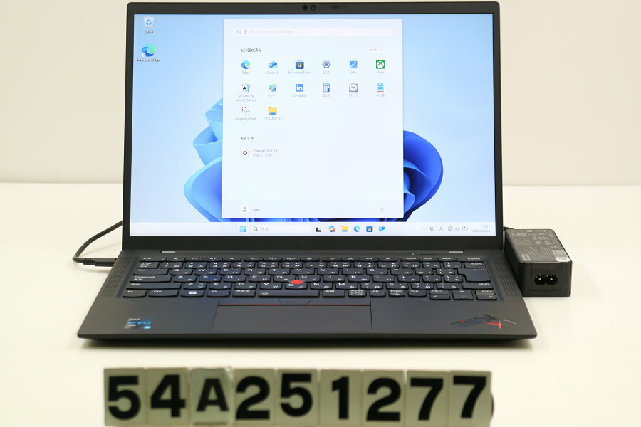 13 inches - Lenovo ThinkPad X1 Carbon 9th Gen Core i5 1135G7 2.4GHz/8GB/256GB(SSD)/14W/WUXGA(1920x1200)/Win11【中古】【20260422】