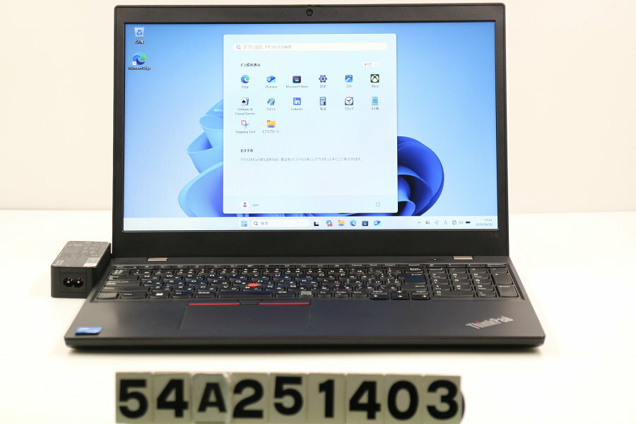 15 inches - Lenovo ThinkPad L15 Gen2 Core i5 1135G7 2.4GHz/8GB/256GB(SSD)/15.6W/FWXGA(1366x768)/Win11【中古】【20260422】